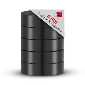 Ceramic Magnets - Round Disc Ferrite Magnets for Science Projects, House, & Crafts. 0.75" Round, 100 Pcs.