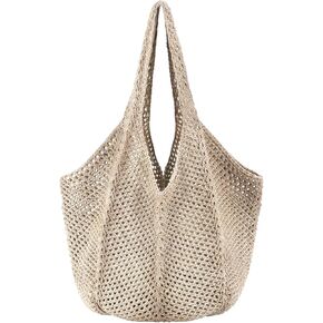Hommtina Straw Bag Womens Straw Beach Bag Crossbody Shoulder Bags Vacation Purse Straw Purse for Summer