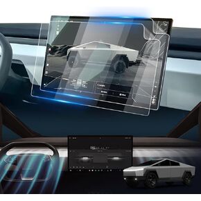 LFOTPP for Tesla Model S Screen Protector for 2021 2022 2023 Model S/Model X (Base/Long Range/Plaid) 17-inch Screen Protector Glass HD Transparent