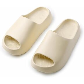 Cloud Slides for Women Men Kids,Unisex EVA Soft Recovery Slides,Thick Sole Open Toe Toddler Boys Girls Beach Slippers Shower Shoes Outdoor&Indoor House Slippers