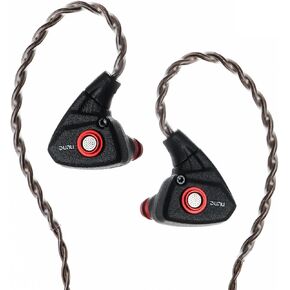 شاشات DUNU Titan S داخل الأذن، سماعات أذن ديناميكية HiFi IEMs مقاس 11 مم مع صوت قوي (أسود) in Kuwait