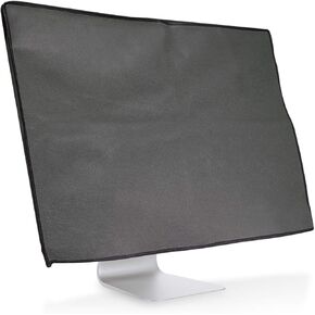 kwmobile Monitor Cover Compatible with 27-28" Monitor - Dust Cover Computer Screen Protector - Dark Grey