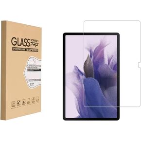 Screen Protector for Samsung Galaxy Tab S7 FE 5G/S9 FE Plus/S9 Plus/S8 Plus 12.4 inch, Tempered Glass Film Anti Scratch,Bubble Free,High Definition