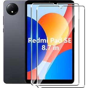 for Xiaomi Redmi Pad SE 8.7 inch Screen Protector,9H Hardness, Anti-Scratch, Tempered Glass flim, Case Friendly, Anti-Scratch,(2PACK)