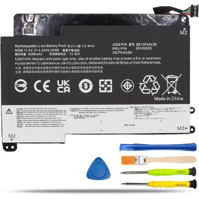 00HW020 53Wh Laptop Battery Replacement for Lenovo ThinkPad Yoga 460 20EL 20EM P40 Yoga 20GQ 20GR Yoga 14 20FY 20DM000VUS 20FY0002US S3 Yoga 14 Series Notebook SB10F46458 SB10F46459 00HW021