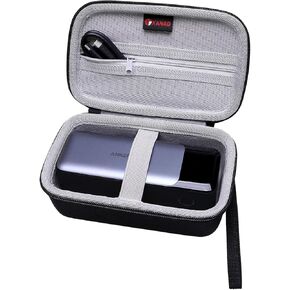 XANAD Carrying Case for Anker 737 USB-C Portable Charger Power Bank, Port Portable Charger with 140W Output Travel Storage Holder Black+Grey