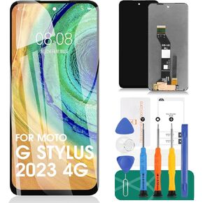 for Moto G Stylus 2023 4G Screen Replacement for Motorola Moto G Stylus 2023 XT2317 LCD Display XT2317-1 XT2317-2 XT2317-3 Touch Screen Digitizer Assembly Kits (Not for 5g Version/XT2315-1)