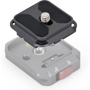 IFOOTAGE Q38-RS Quick Release Plate - Camera Quick Release System for DJI RS4 Pro, RS4, RS3 Pro, RS3, RS2, RSC2 Stabilizers, Tripods, Monopods, Sliders - Fast Installation and Swap