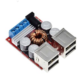 HiLetgo DC-DC Step Down Powe Module 8V-35V to 5V 8A Vehicle Charging Power Supply Module 4 Port USB Mobile Charge Module