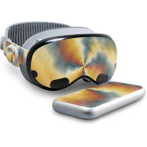 غلاف لامع لامع متوافق مع Apple Vision Pro - Eye of The Storm - غطاء لاصق واقٍ من الفينيل الفاخر 3M - سهل الاستخدام | صُنع في الولايات المتحدة الأمريكية بواسطة MightySkins
