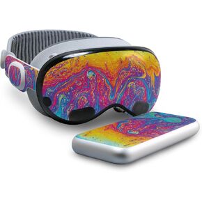Skin Compatible with Apple Vision Pro - Paint Currents - Premium 3M Vinyl Protective Wrap Decal Cover - Easy to Apply | Crafted in The USA by MightySkins