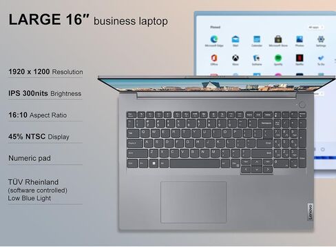 Lenovo Newest Thinkbook 16 Business Laptop, Intel Core Ultra 5 125U (Beat i7-1355U), 16" FHD Display, 32GB RAM, 1TB PCIe SSD, Thunderbolt 4 WiFi 6E Windows 11 Pro, NPU AI Copilot Computer venthear in Saudi Arabia