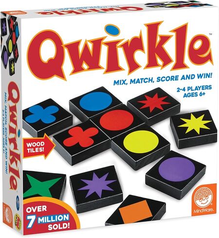 MindWare Qwirkle Board Game, Deluxe Edition - Includes Trays in Saudi Arabia