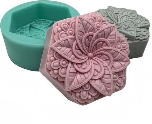Kaleidoscope Silicone Soap Molds Handcraft Soap Candle Wax Mould Resin Epoxy Gypsum Crafts Silicone Mold in Saudi Arabia