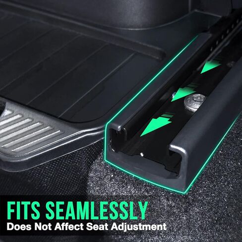 2020 2021 2022 2023 Tesla Model Y منظم وحدة التحكم المركزية الخلفية خلف المقعد، سلة المهملات/حامل مناديل الصف الثاني/صندوق تخزين لملحقات الطراز Y (أبيض) in Kuwait