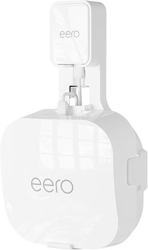 OWOKISO Mounting Brackets Wall Mount Holder Only for eero Mesh WiFi System Router, Perfect for Storing Power Cords and Plugs (NOT Compatible with eero 6/ eero 6+/ eero Pro/eero Pro 6E) in Kuwait