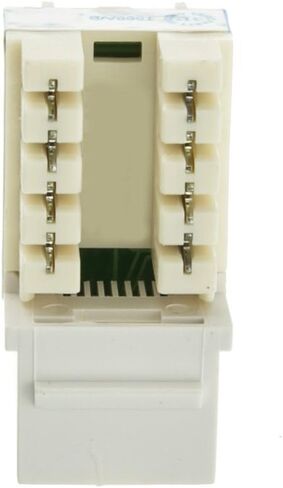 axGear Keystone Jack Cat 6 Network Ethernet 110 Punchdown 8P8C Cat6 أبيض in Saudi Arabia