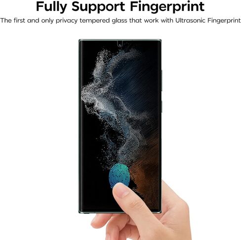 Mowei 3-Pack لهاتف Galaxy S23 Ultra واقي الشاشة [يدعم بالكامل بصمة الإصبع وقلم S] زجاج مقسى منحني ثلاثي الأبعاد لهاتف Samsung S23 Ultra 5G [حماية من الصدمات والخدوش] in Saudi Arabia
