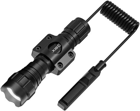 Tactical Flashlight Mlok Flashlight 1200 Lumen Weapon Light Mlok Offset Mounted Tac Light with Pressure Switch Rechargeable IP65 Waterproof in Saudi Arabia