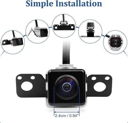 Backup Camera Rear View Camera Compatible with Hyundai Santa Fe Sport 2.0L 2.4L 2013 2014 2015 2016 Parking Park Assist Camera Replaces # 95760-2W000, 95760-2W000FFF, 95760-2W100, 95760-2V300 in Saudi Arabia