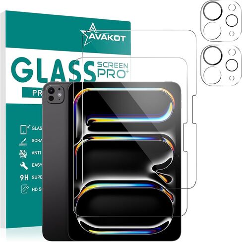 avakot 2 حزمة من فيلم الزجاج المقوى لجهاز iPad Air الجيل الخامس | واقي شاشة من الزجاج المقسى لجهاز iPad Air 4th 10.9 بوصة 2022/2020 | واقي شاشة حساس مضاد للخدش لجهاز iPad Pro 11 in Saudi Arabia