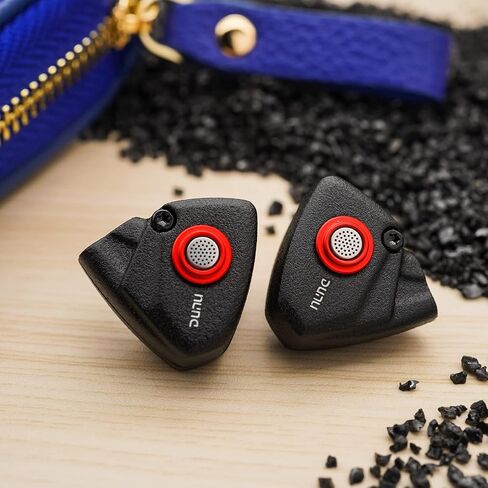 شاشات DUNU Titan S داخل الأذن، سماعات أذن ديناميكية HiFi IEMs مقاس 11 مم مع صوت قوي (أسود) in Kuwait