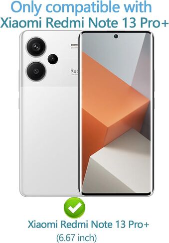 [2+2 pack] for Redmi Note 13 Pro+ 5G/Note 13 Pro plus 5G 3D Tempered Glass Screen protector and camera lens protector.9H hardness.full.coverage super wear-resistant.anti-fingerprint.high-definition cell phone sticker film in Saudi Arabia