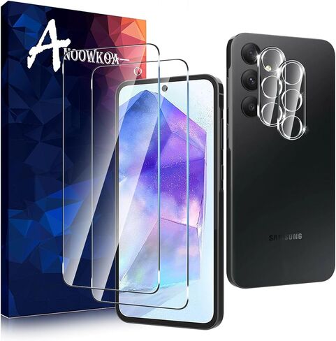 [2+2 pack] for Redmi Note 13 Pro+ 5G/Note 13 Pro plus 5G 3D Tempered Glass Screen protector and camera lens protector.9H hardness.full.coverage super wear-resistant.anti-fingerprint.high-definition cell phone sticker film in Kuwait