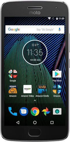 Moto G Plus (الجيل الخامس) - لونار جراي - 64 جيجابايت - مفتوح - حصريًا من Prime - مع عروض وإعلانات شاشة القفل in Saudi Arabia
