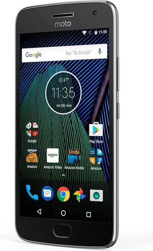 Moto G Plus (الجيل الخامس) - لونار جراي - 64 جيجابايت - مفتوح - حصريًا من Prime - مع عروض وإعلانات شاشة القفل in Saudi Arabia