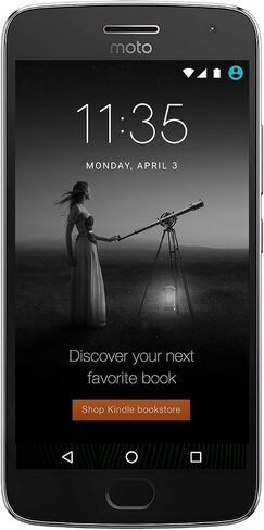 Moto G Plus (الجيل الخامس) - لونار جراي - 64 جيجابايت - مفتوح - حصريًا من Prime - مع عروض وإعلانات شاشة القفل in Saudi Arabia