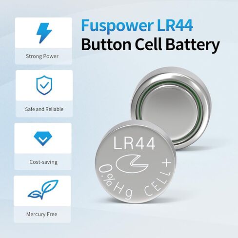 LR44 AG13 Batteries 357 303 SR44 Battery 1.5V Button Coin Cell Batteries (10 Count (Pack of 1)) in Kuwait