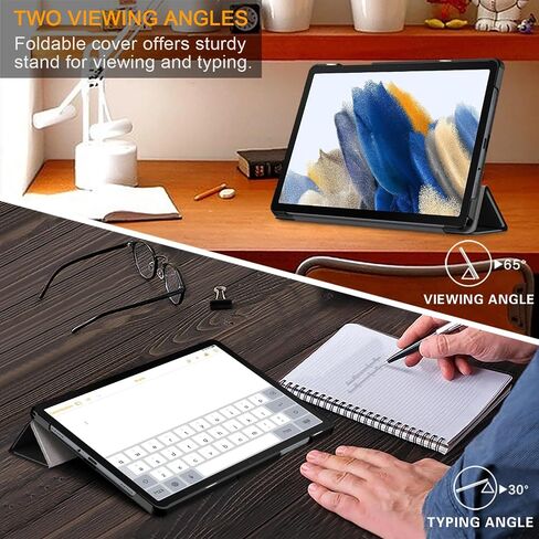 for Samsung Galaxy Tab A9 Plus 11 inch 2023 Case,Slim Stand Hard Back Shell Protective Smart Cover for Galaxy Tab A9 Plus 11" 2023 SM-X210/X216/X218 with Auto Wake/Sleep Function,Black in Kuwait