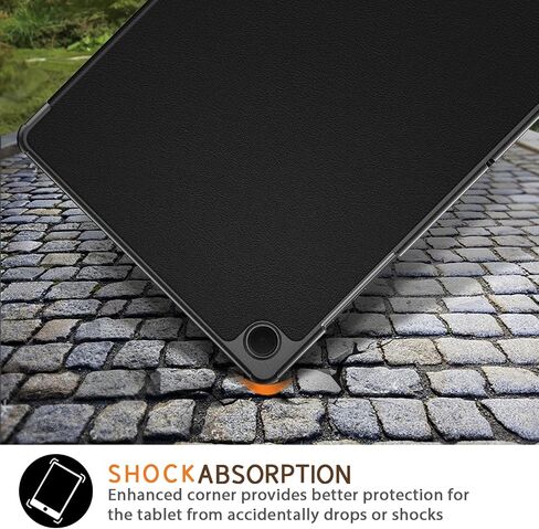 for Samsung Galaxy Tab A9 Plus 11 inch 2023 Case,Slim Stand Hard Back Shell Protective Smart Cover for Galaxy Tab A9 Plus 11" 2023 SM-X210/X216/X218 with Auto Wake/Sleep Function,Black in Kuwait