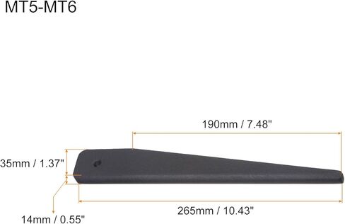 HARFINGTON 2 قطعة مورس للاستدقاق الانجراف مفتاح 265 مللي متر الكربون الصلب الحفر تشاك كم ل MT5-MT6 يزيل مورس للاستدقاق محول in Saudi Arabia