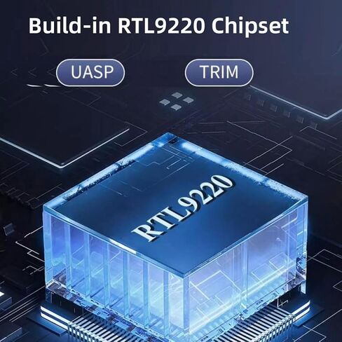 ChenYang USB 3.2 إلى M.2 NVME/SATA SSD قارئ الضميمة، USB 3.2 Gen 2x2 20Gbps 2230/2242mm محول الضميمة مع شرائح RTL9220 in Saudi Arabia