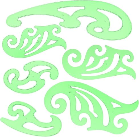 3PCS Circle Shape Templates for Drawing, Plastic Circle Maker Ruler Tools, Circles and Ellipses Stencils Kit for Drafting, Measuring, Crafts, Art Supplies, Engineering, Paper Quilling in Saudi Arabia