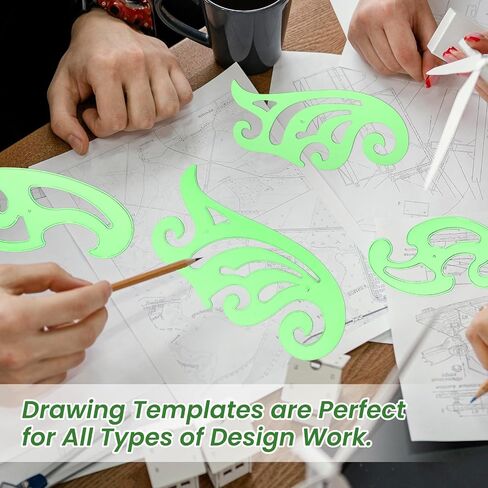 3PCS Circle Shape Templates for Drawing, Plastic Circle Maker Ruler Tools, Circles and Ellipses Stencils Kit for Drafting, Measuring, Crafts, Art Supplies, Engineering, Paper Quilling in Saudi Arabia