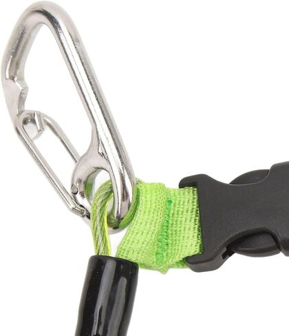 VGEBY Diving Camera Spring Rope, Stainless Steel Diving Anti Lost Hook Spring Rope Coiled Lanyard for Diving Outdoor Climbing in Saudi Arabia