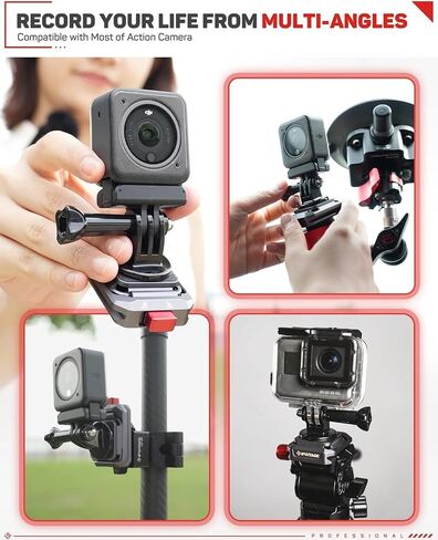 لوحة الإطلاق السريع IFOOTAGE Q38-RS - نظام التحرير السريع للكاميرا لـ DJI RS4 Pro، RS4، RS3 Pro، RS3، RS2، مثبتات RSC2، حوامل ثلاثية، Monopods، منزلقات - تركيب سريع ومبادلة in Saudi Arabia
