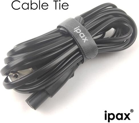 كابل سلك طاقة Ipax بطول 15 قدم بطول 2 شق الشكل 8 متوافق مع Canon Pixma TS3122 MG3620 MG2522 MX492 MX922 MG2520 MG5220 G5020 G6020 Maxify Epson XP-420 XP-430 XP-440 ET-2720 XP-320 C88+ in Saudi Arabia