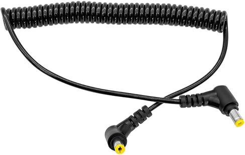 KONDOR BLUE DC to DC 2.1/5.5 Male Coiled Power Cable for Cinema V-Mount Plates, Monitors, Wireless Transmitters + More in Saudi Arabia