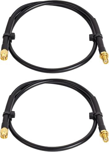 XRDS -RF 35ft SMA ذكر إلى SMA أنثى موصل كابل محوري، RG58 50 أوم كابل محوري من النحاس النقي منخفض الخسارة لهوائي معدات SDR، راديو هام، هوائي 3G 4G LTE، ADS-B، GPS وغيرها in Saudi Arabia