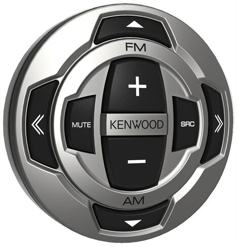 Kenwood MP3/USB/AUX Marine Boat Yacht Stereo Receiver Player Bundle Combo w/ RC35MR Wired Remote Control, Enrock Water Resistant 22" Radio Antenna, Outdoor Rubber Mast AM/FM 45" Antenna in Saudi Arabia