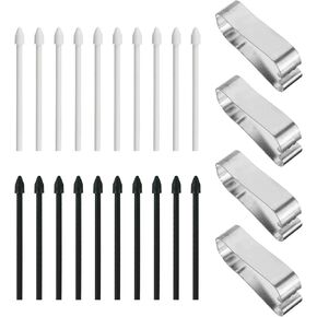 20 PCS Marker Pen Tips Replacement fits for Remarkable 2 Maker Stylus Pen Ballpoint Smooth Note Taking Fine Backup Nibs