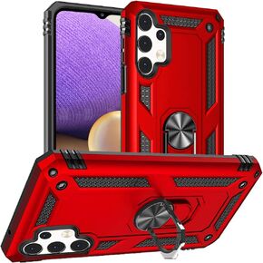 for Galaxy A32 5G Case, Samsung A32 5G Case, Military Grade Protective Cases with Ring for Samsung Galaxy A32 5G（Purple）