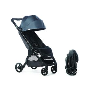 Ergobaby Metro+ Deluxe Compact Baby Stroller, Lightweight Umbrella Stroller Folds Down for Overhead Airplane Storage (Carries up to 50 lbs), Car Seat Compatible, Skyline Shadow