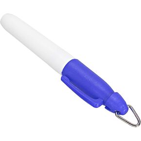 PATIKIL Mini Permanent Markers, Golf Ball Marker Pens with Keychain Clip for Office Meeting Outdoor Activities, Pink