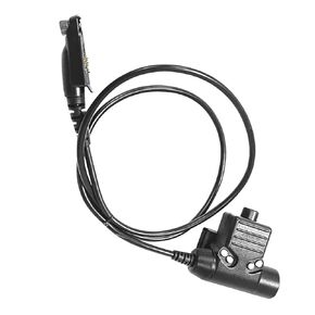 Military Tactical U94 PTT Adapter Headset Push-to-Talk Radio Connector 7.0mm Female Jack to Walkie Talkie for Ailunce HD1 Retevis RT29 RT47 RT48 RT87 NR30 EX500 GP328plus NATO-US Wiring