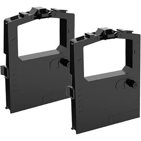 8 Pack Compatible Printer Ribbons Replacement for Okidata 52102001 Black Ribbon Used for Microline 320 321 Turbo Printers, Microline 100 Series